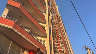 Apartman dairesinde yangın