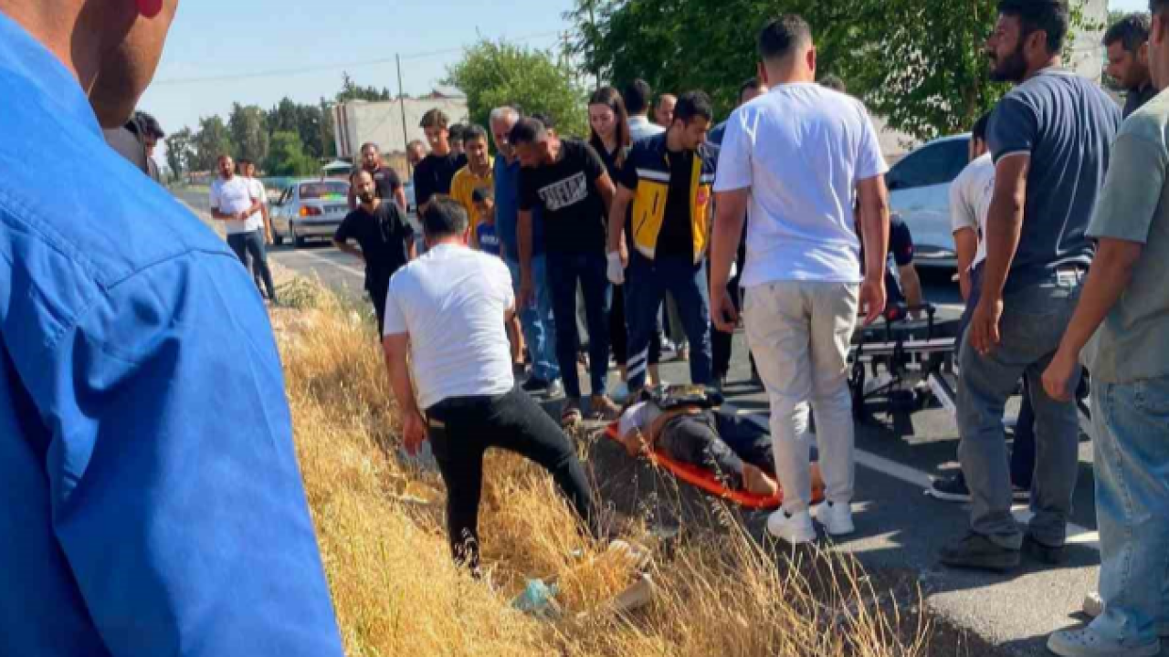 Şanlıurfa’da otomobille motosiklet çarpıştı: 2 yaralı