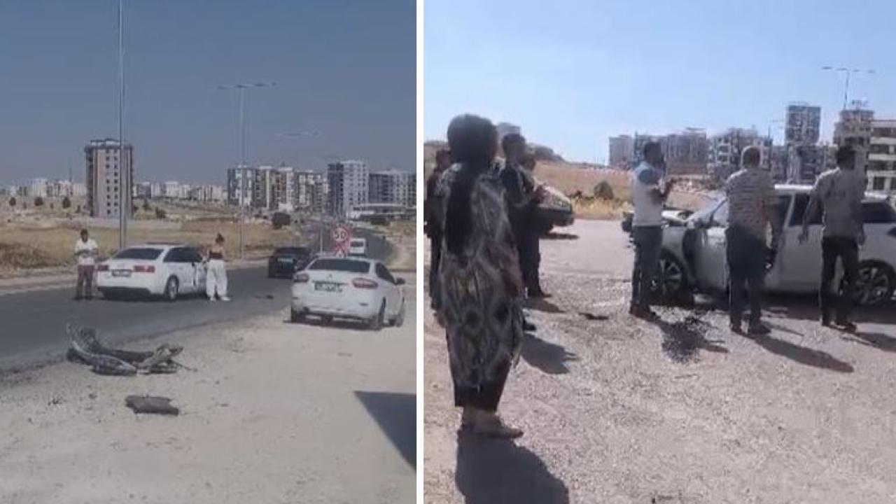 Şanlıurfa'daki kavşakta kaza: İki araç çarpıştı