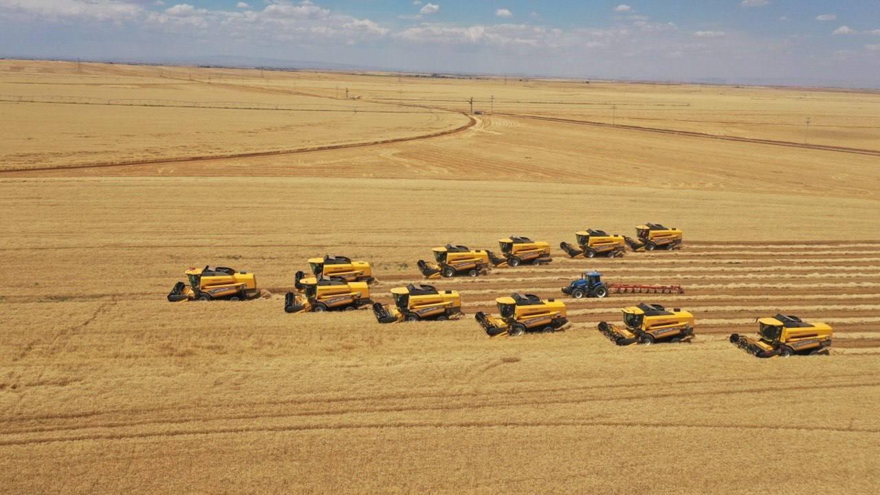 TİGEM'de 238 biçerdöver ile hasat