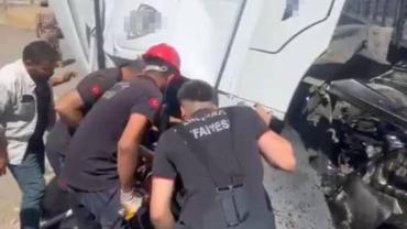 Viranşehir’de TIR ile kamyon çarpıştı: 1 ölü (VİDEO)
