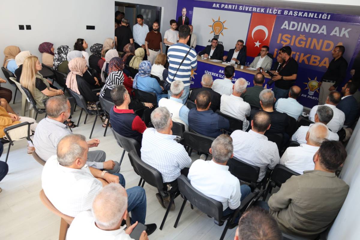 AK Parti Şanlıurfa'dan Siverek temasları